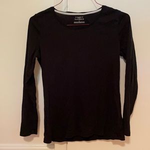 Long sleeved black Talbots tee